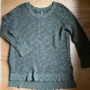 Free People Tunic Sweater - Green